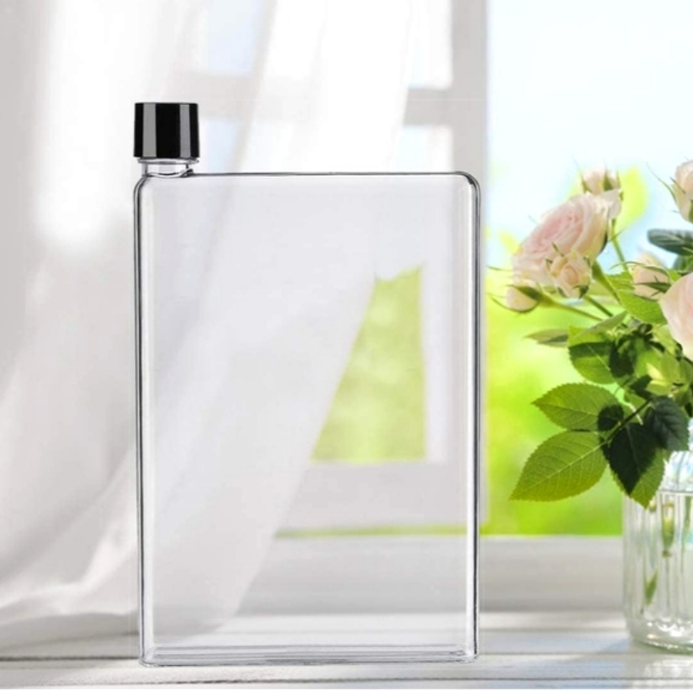MINI Flat Flask shaped like a  Notebook/Water Bottle